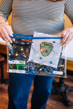 Load image into Gallery viewer, Mrs. Meshugga Clear Project Bag