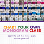 Load image into Gallery viewer, Chart Your Own Monogram - October 25