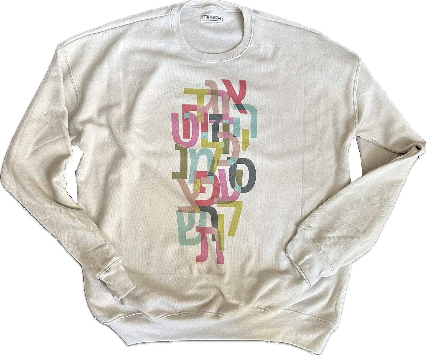 7 Layer Studio x Mrs. Meshugga Aleph Bet Crewneck - Kids