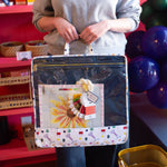 Load image into Gallery viewer, 18x18 Rainbow Needlepoint Project Bag
