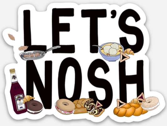 Let's Nosh Sticker | Products