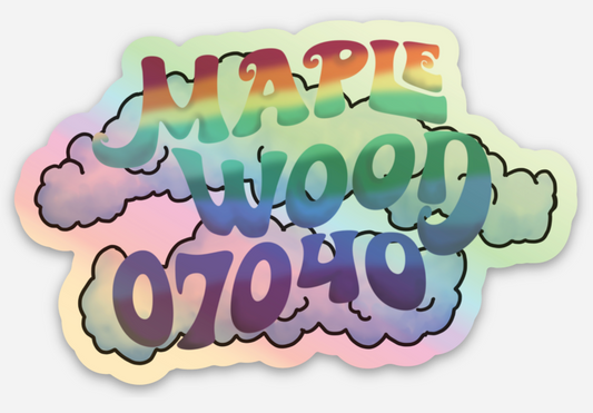 Maplewood 07040 Holographic Sticker | Stickers & Paper