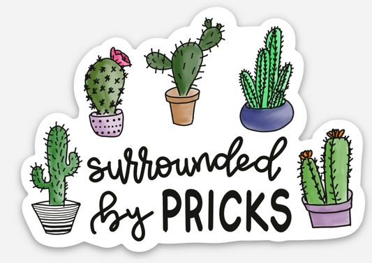 Surrounded By Pricks Sticker | Stickers & Paper