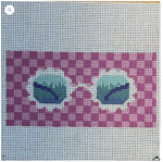 Load image into Gallery viewer, Flower Power Glasses Needlepoint Canvas
