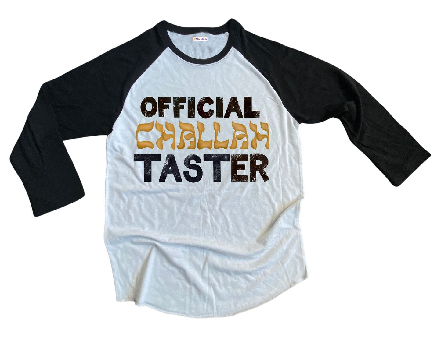 Official Challah Taster Baseball Shirt - Adult