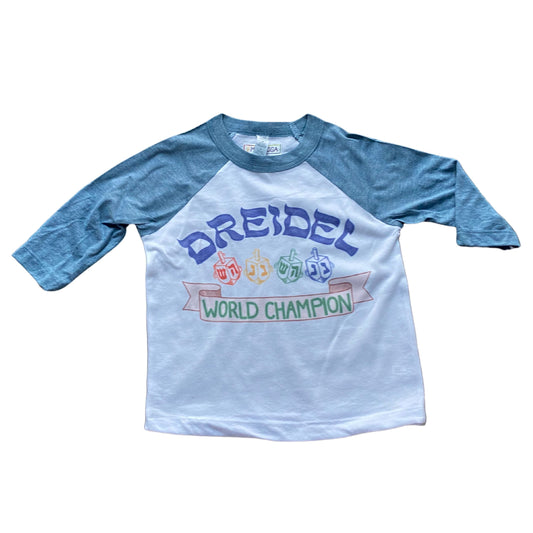 Dreidel Champ Baseball Shirt - Youth | Holiday