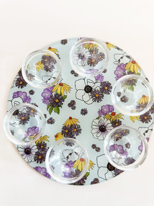 Floral Seder Plate | Passover