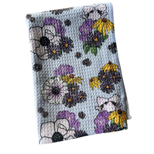 Floral Pesach Tea Towel | Passover