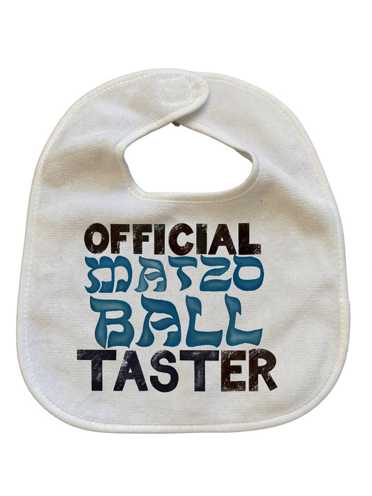 Official Matzo Ball Taster Bib | Official Taster/Maker Shirt